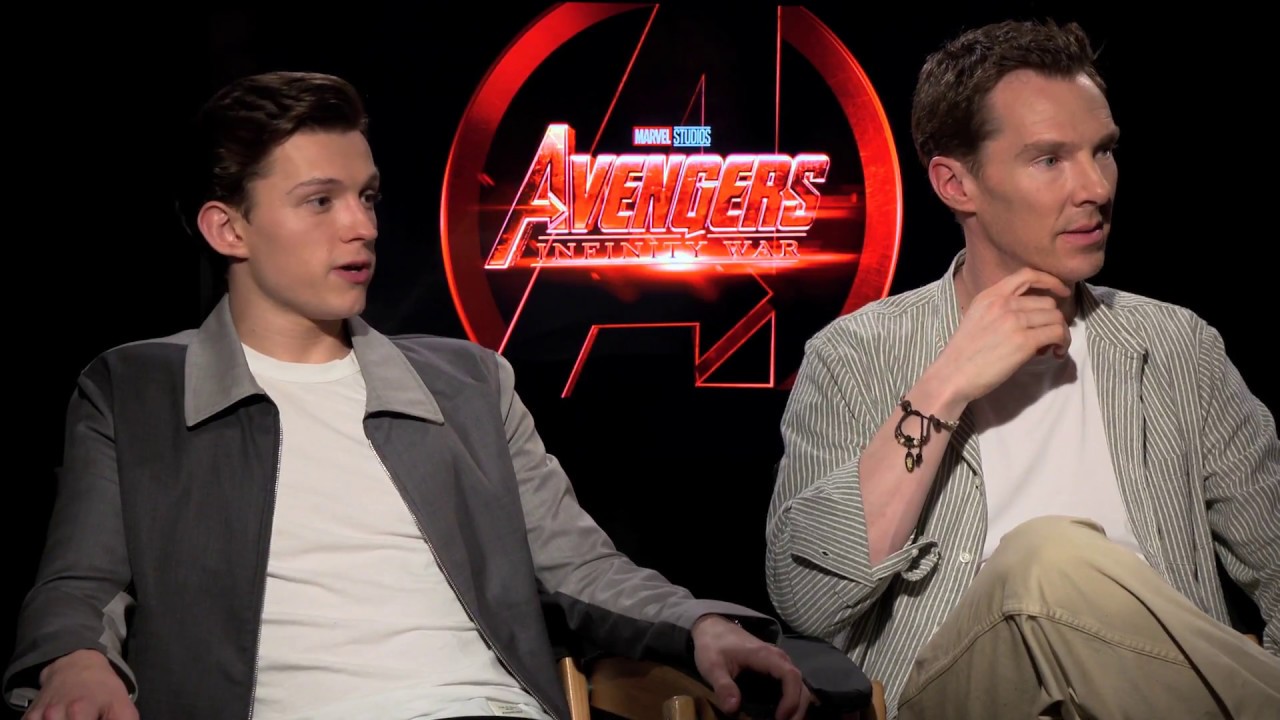 Tom Holland and Benedict Cumberbatch  Avengers Infinity War Interview