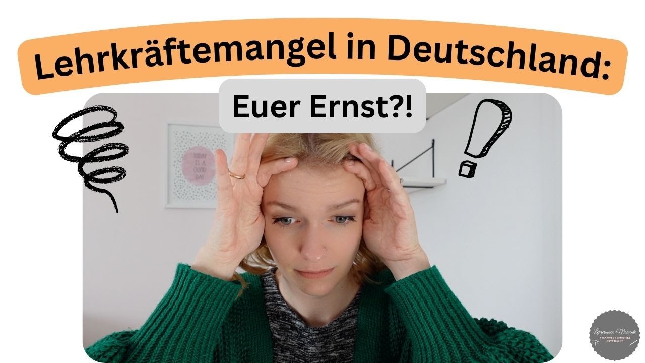 Lehrkräftemangel in Deutschland I Vorschläge des Beratungsgremiums I Meine Reaktion und Meinung