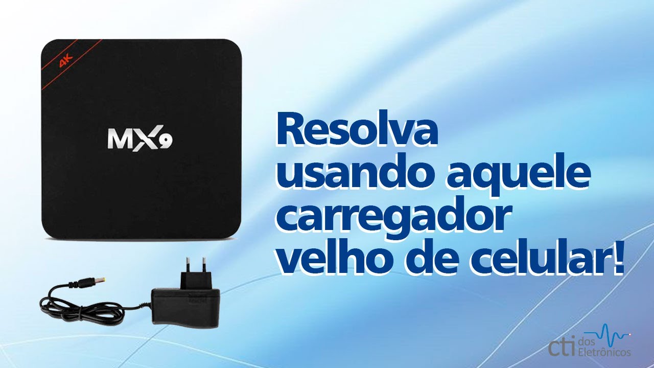 Como consertar TV Box que não liga ou está reiniciando sozinho usando um carregador velho de celular