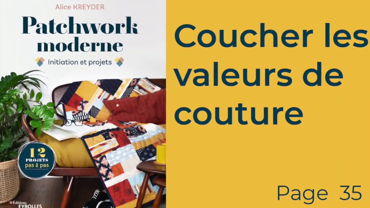 Coucher les valeurs de couture