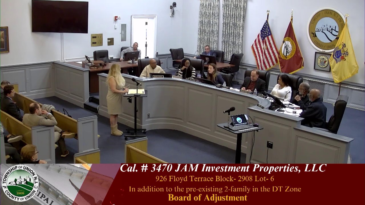 Township of Union Board of Adjustment Meeting Live