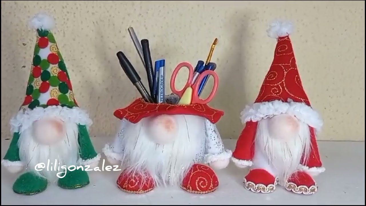 COMO HACER GNOMO NORDICO CON RECICLAJE/ DUENDES NAVIDEÑOS #Navidad #decoracion #gnomo #carton