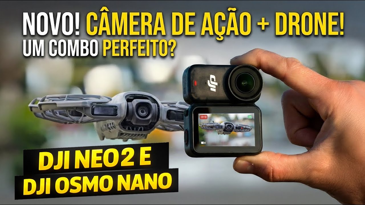 DJI Osmo Nano + DJI Neo 2: Uma Combinação Perfeita? #dronebrasil  #djineo2 #djiosmonano