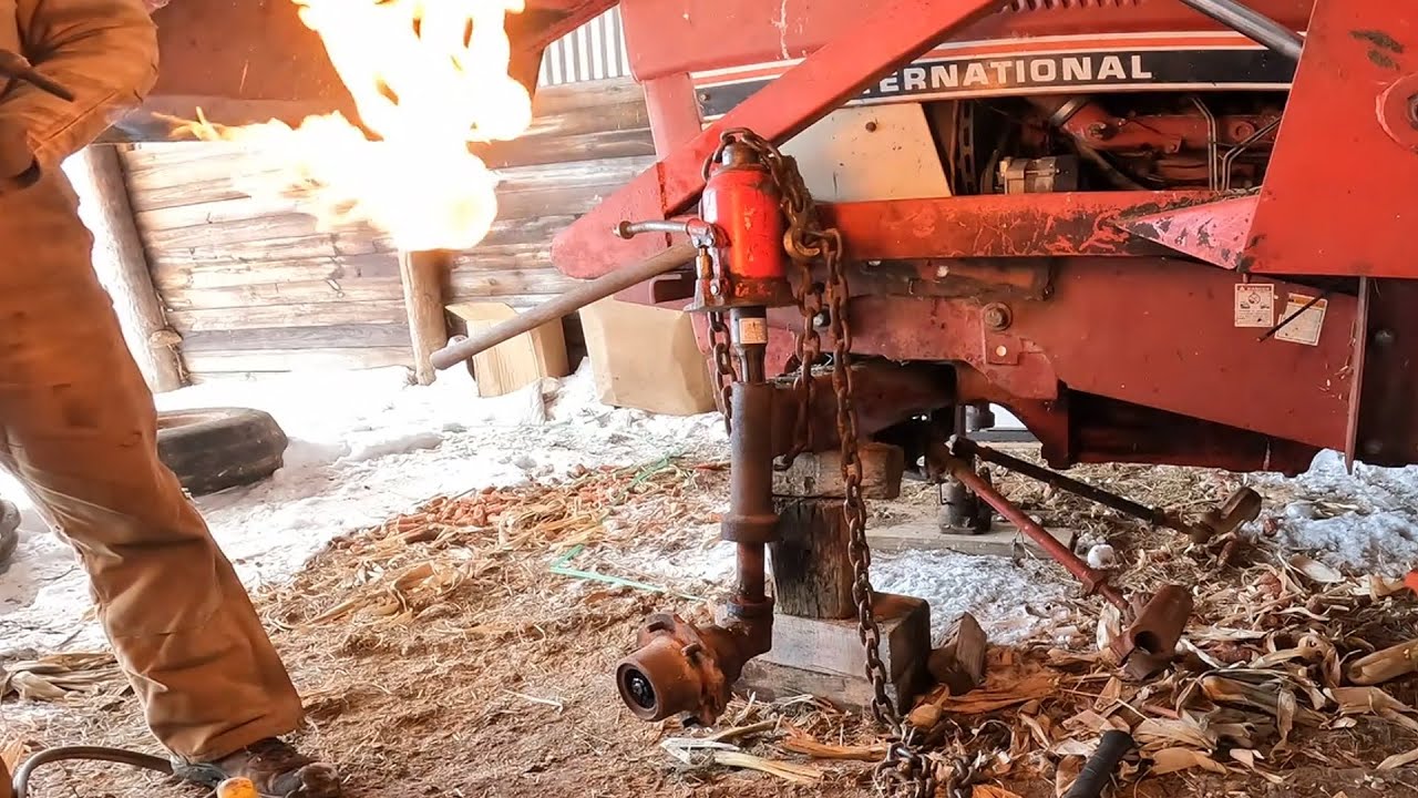 IH Hydro84 Spindle Bushings and Thrust Bearing Replacement