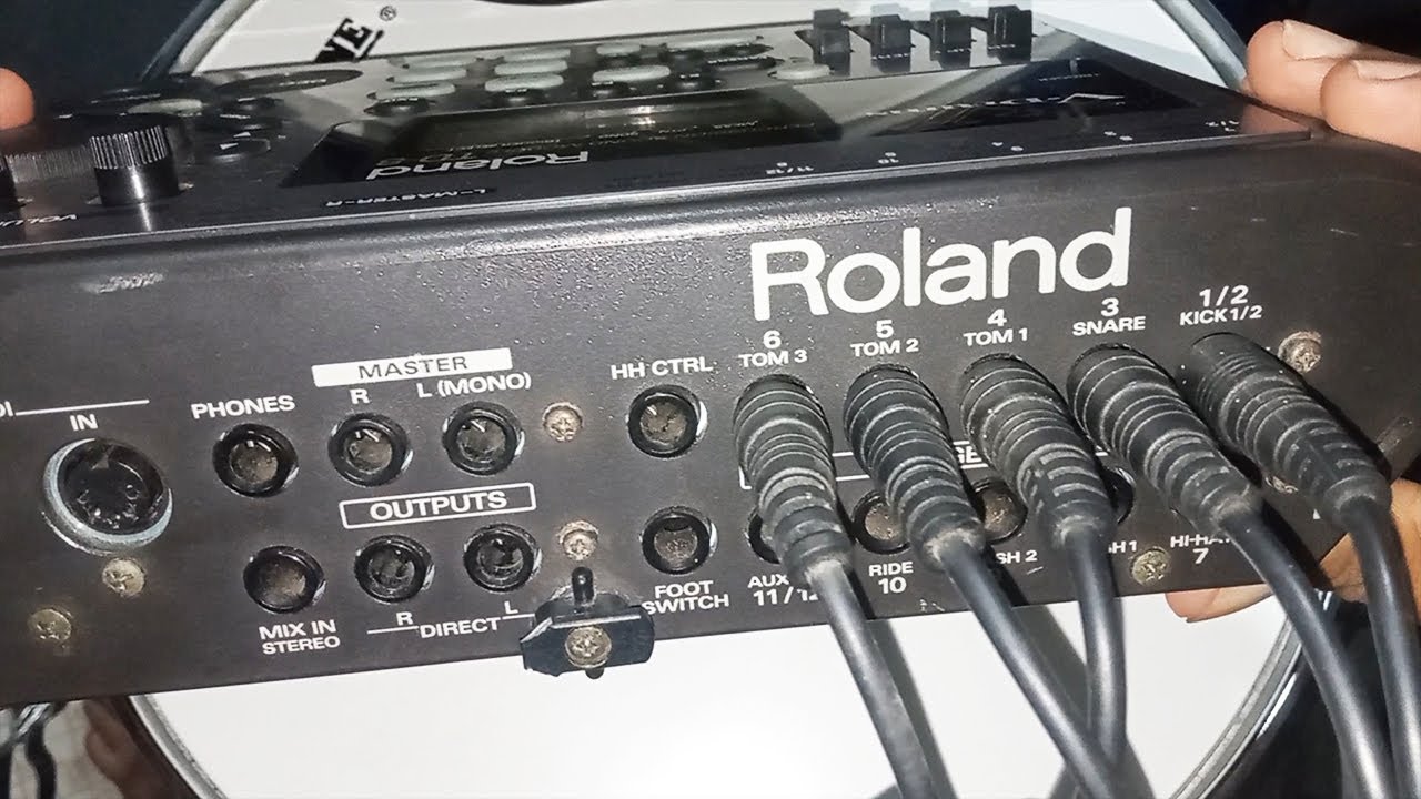 Roland TD8 Drum Module Tigger Jack Input