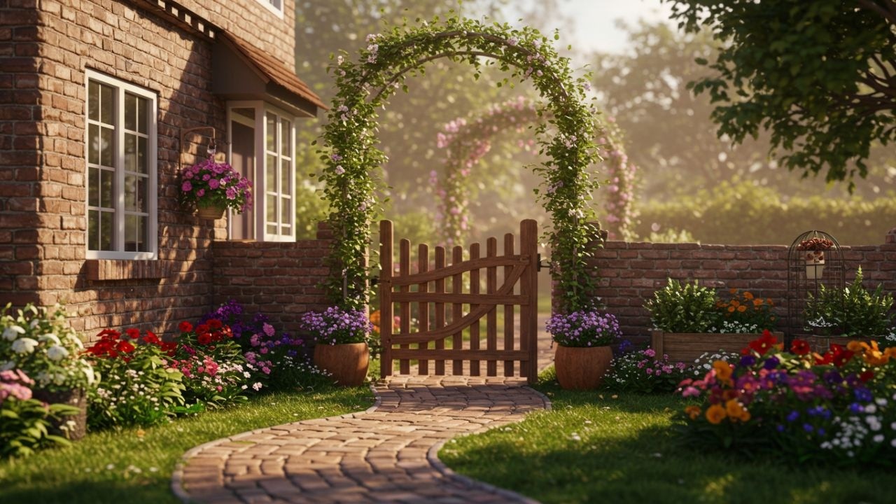 8 Magical Front Garden Entryways | Rustic Gate & Arch Ideas for Small Spaces You&rsquo;ll Love!