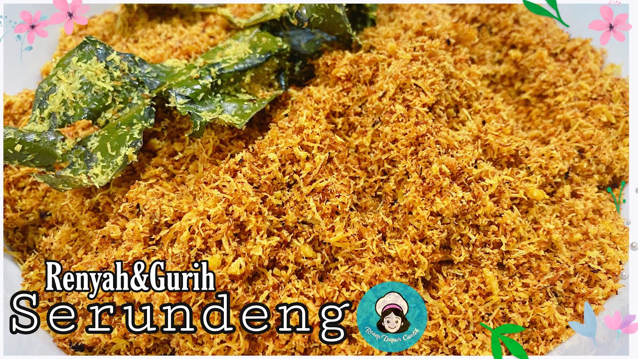 Resep Serundeng Kelapa Renyah Gurih Tahan 3 Bulan | Mudah dan Enak