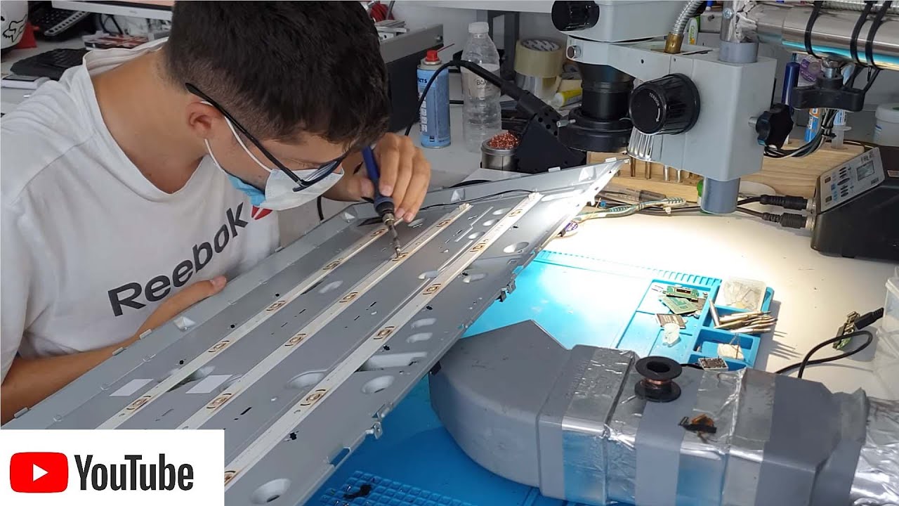LG TV Model: 32LB5610-ZC backlight led repair ( full video )