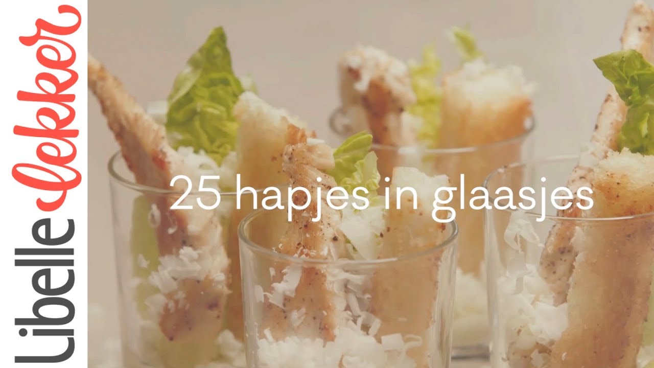 25 hapjes in glaasjes