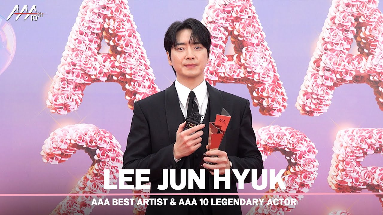 [#aaa2025] LEE JUN HYUK(이준혁) - 4K Award acceptance speech