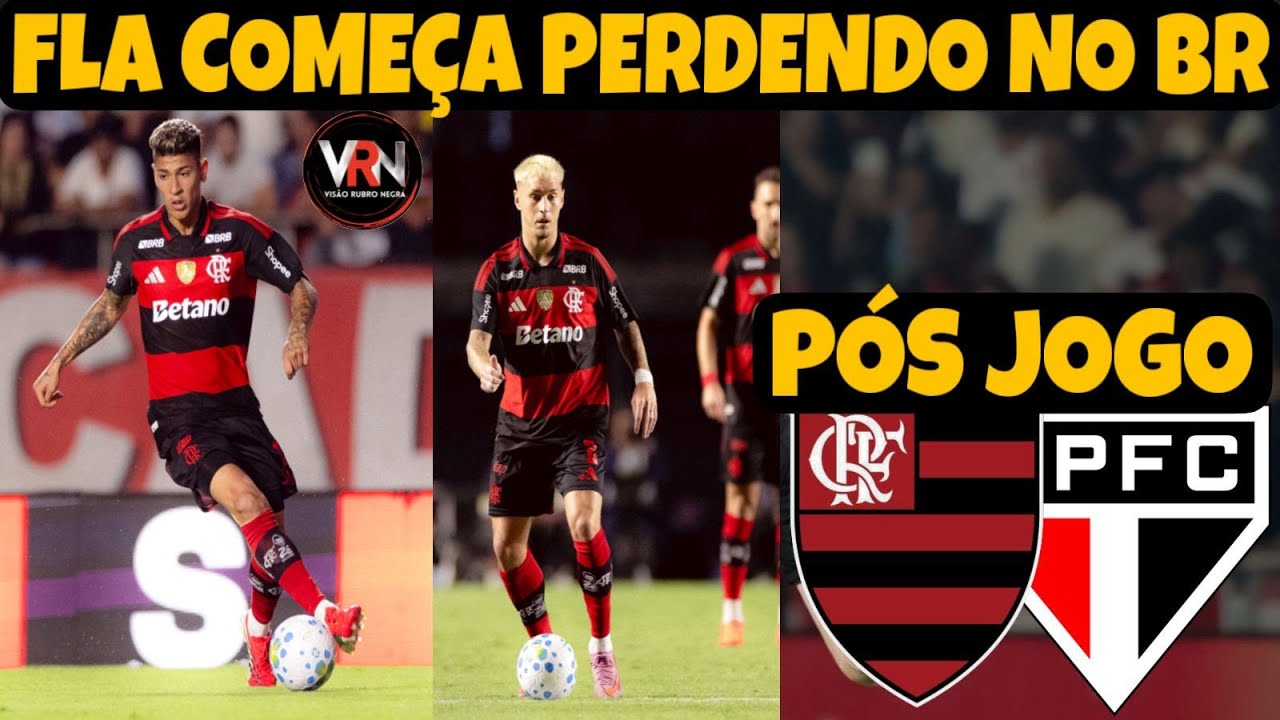 FLA PENA PARA FAZER GOL, E TOMA 2 COM VACILOS NA DEFESA E PERDE NA ESTREIA DO BR! PÓS JOGO AO VIVO +