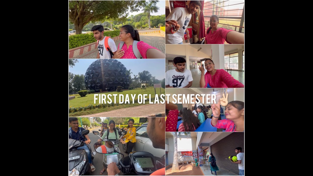 First day of last semester✌🏻 #ssit2023 #ssitcollege #srisiddharthainstitueoftechnology #college l