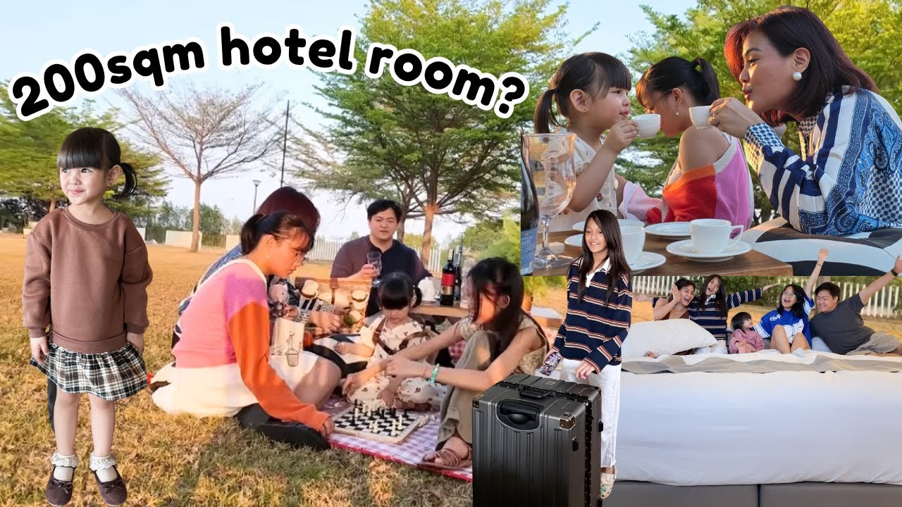 STAYCATION SA 200sqm HOTEL ROOM + PICNIC | AustriaFamilyVlogs