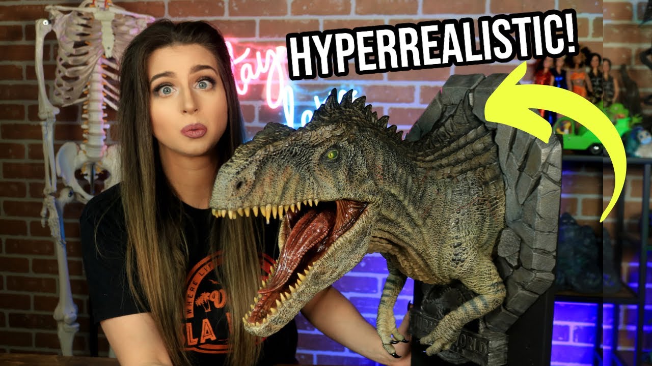 🤯 First Review of 2023 Jurassic World Giganotosaurus Bust | Infinity Studio