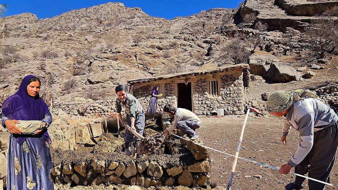 🏔️🛖 Building an old nomadic hut | Returning to traditional methods