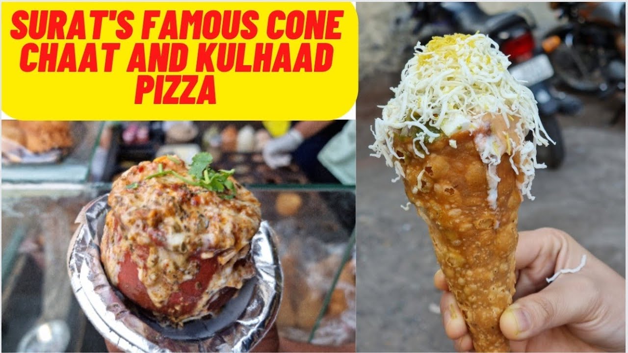 THE FAMOUS CONE CHAAT of SURAT | #surtifood #streetfood