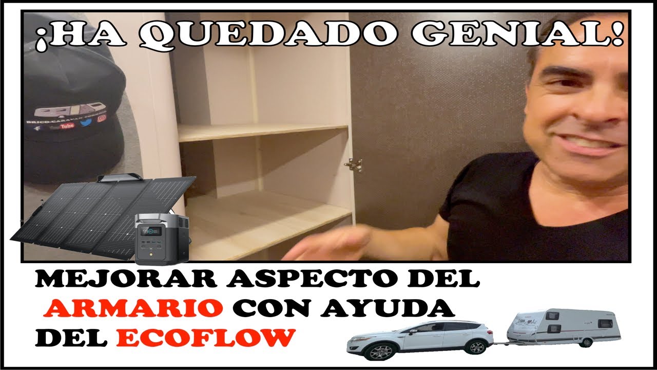 Baldas para el armario de la CARAVANA con ayuda de ECOFLOW DELTA 2
