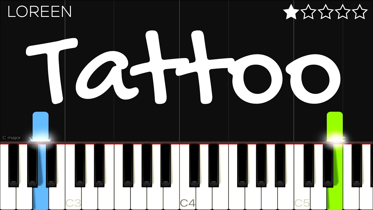 Loreen - Tattoo | EASY Piano Tutorial