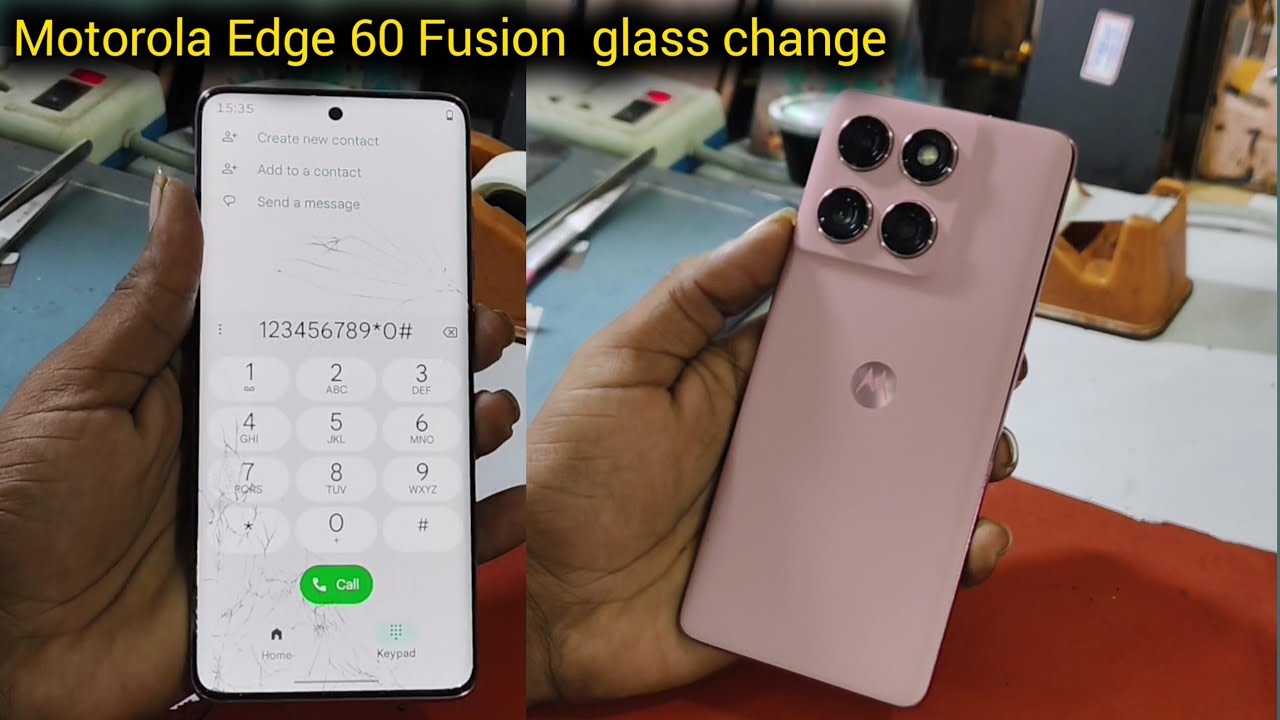 Motorola Edge 60 Fusion  glass change #smartphone #mobilerepair 