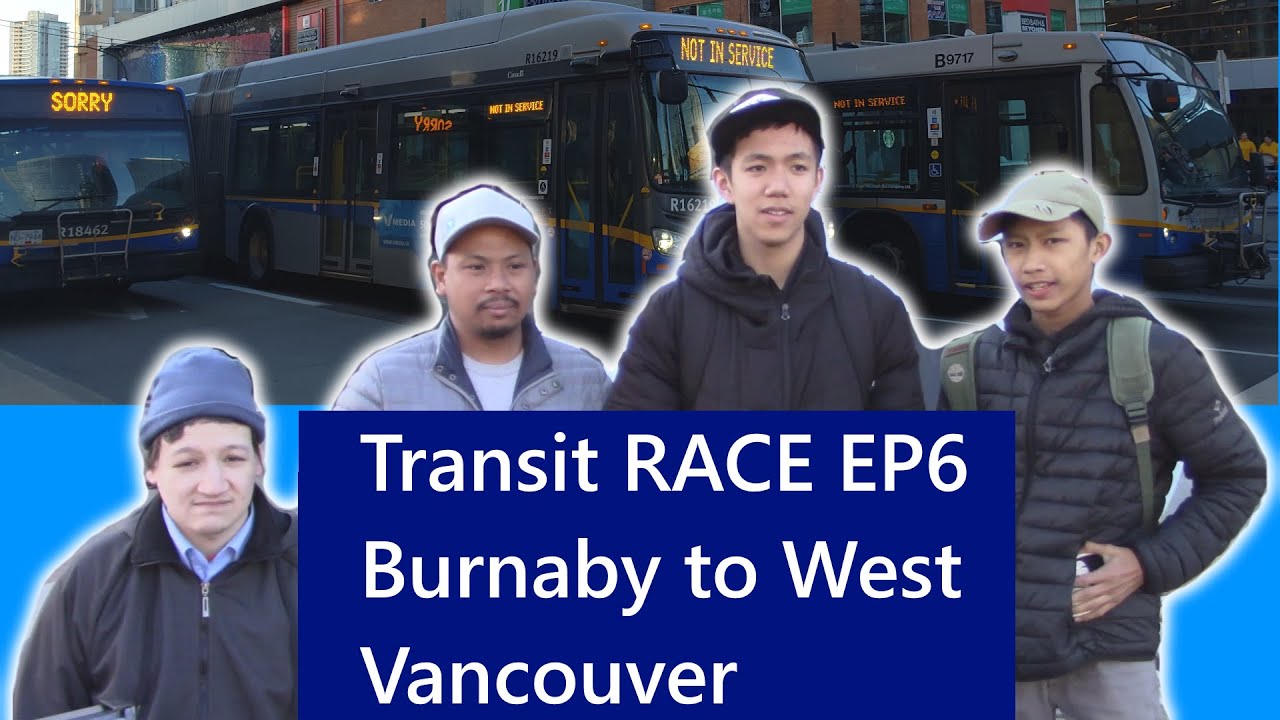 Из Бернаби в Западный Ванкувер на TransLink: Transit RACE EP6