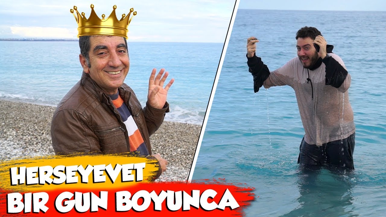 KIYAFETLE DENİZE SOKTU #HerşeyEvet