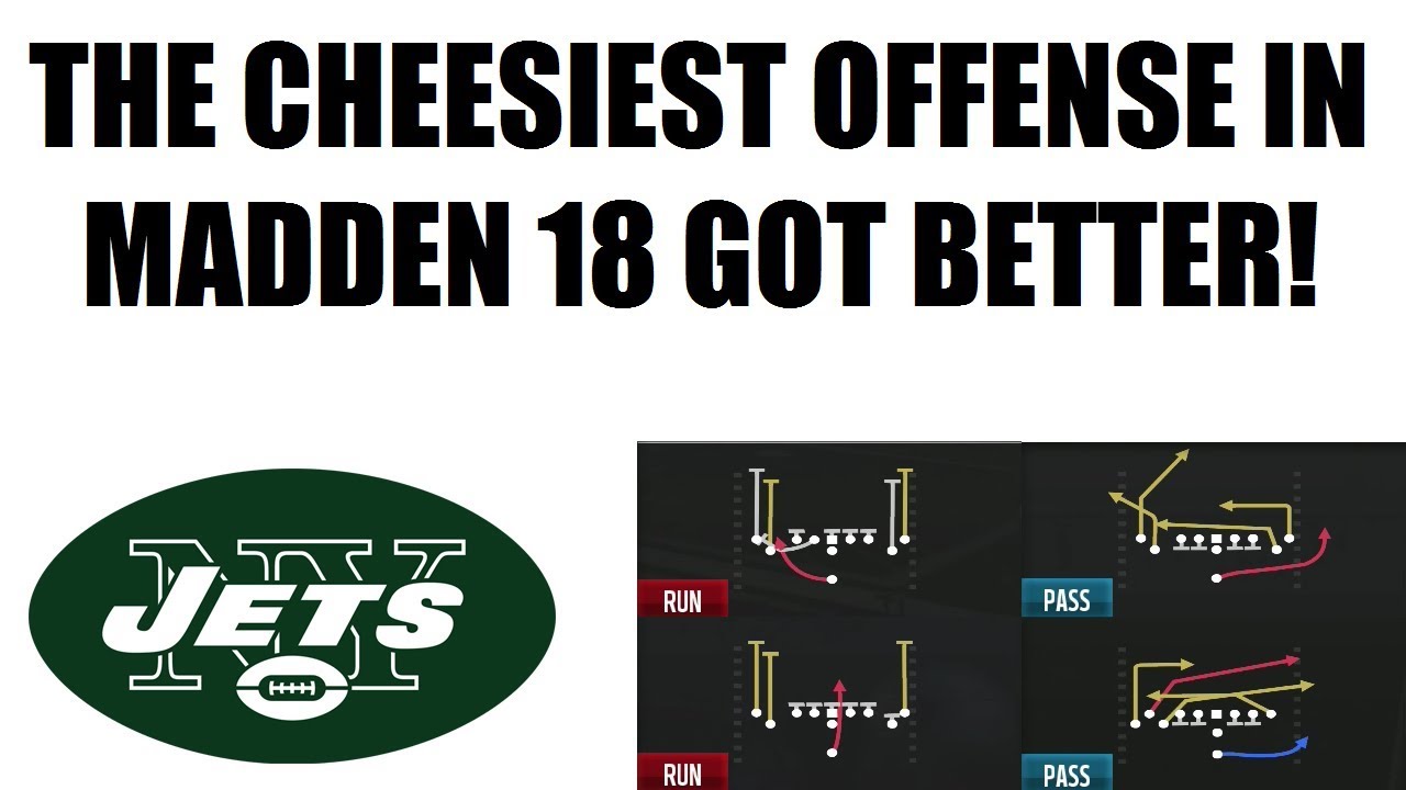 THE BEST META OFFENSE IN MADDEN 18 - NEW YORK JETS WITH CUSTOM AUDIBLES