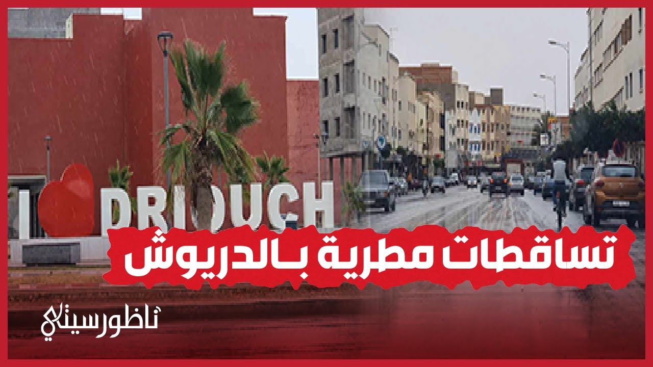 زخات مطرية تعيد الحياة إلى الدريوش والمناطق المجاورة