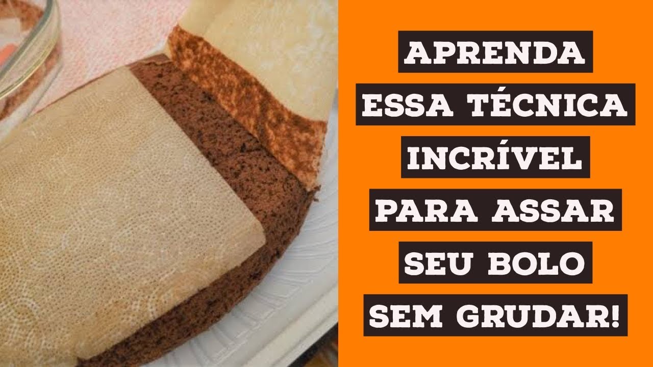COMO ASSAR BOLO COM PAPEL MANTEIGA