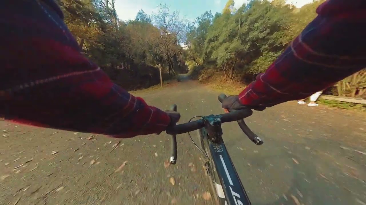 MUDDY WINTER FOREST - Gravel Descent / Downhill / Road bike / MTB / Cycling / POV / Trail / Ride