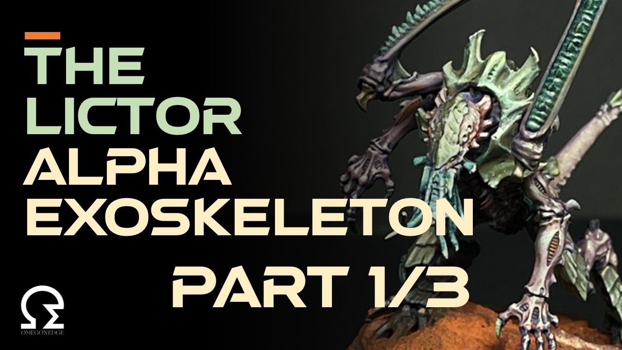 How To Paint Tyranids in Oils! : The Tyranid Lictor Alpha  - Part 1