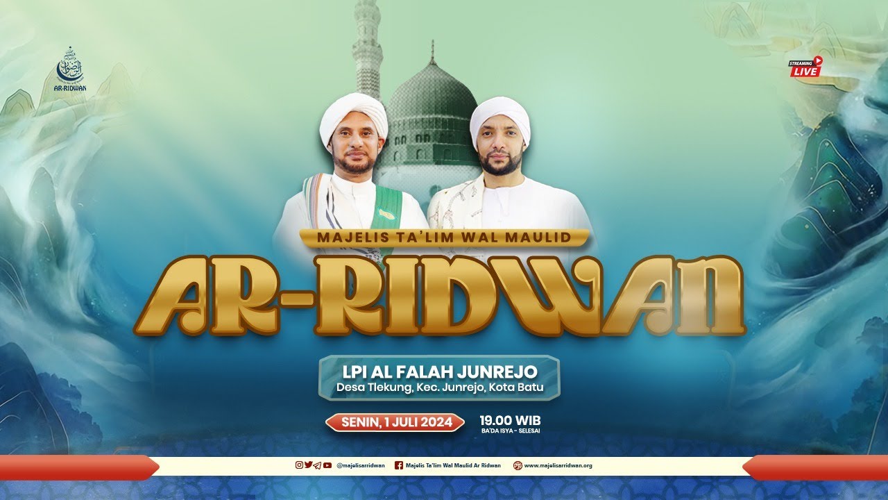 LIVE | Majelis Ta'lim Wal Maulid Ar Ridwan LPI Al Falah Junrejo Bersholawat