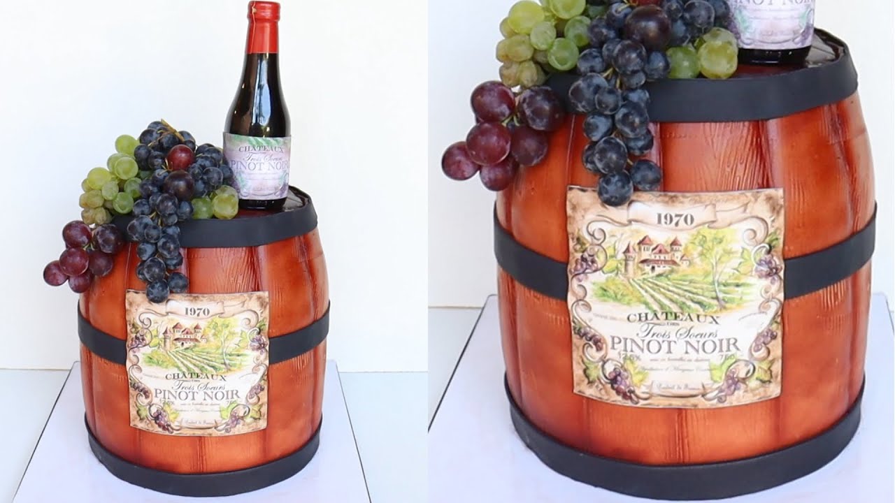 How to make a Wine Barrel Cake