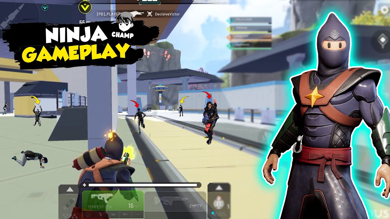 Indus Battle Royale "NINJA" Character Top Gameplay