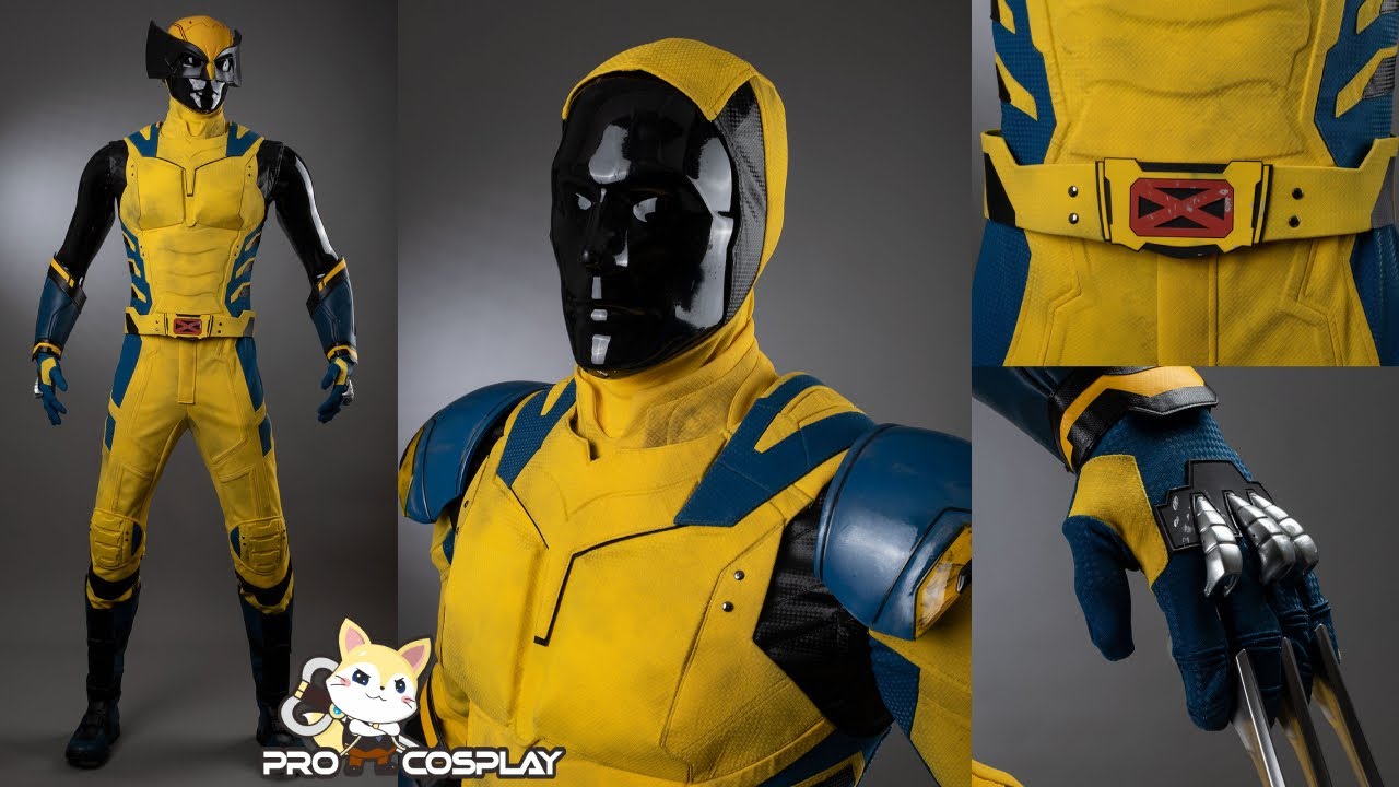Deadpool 3 Deadpool & Wolverine Logan James Howlett Cosplay Costume Distressed Version