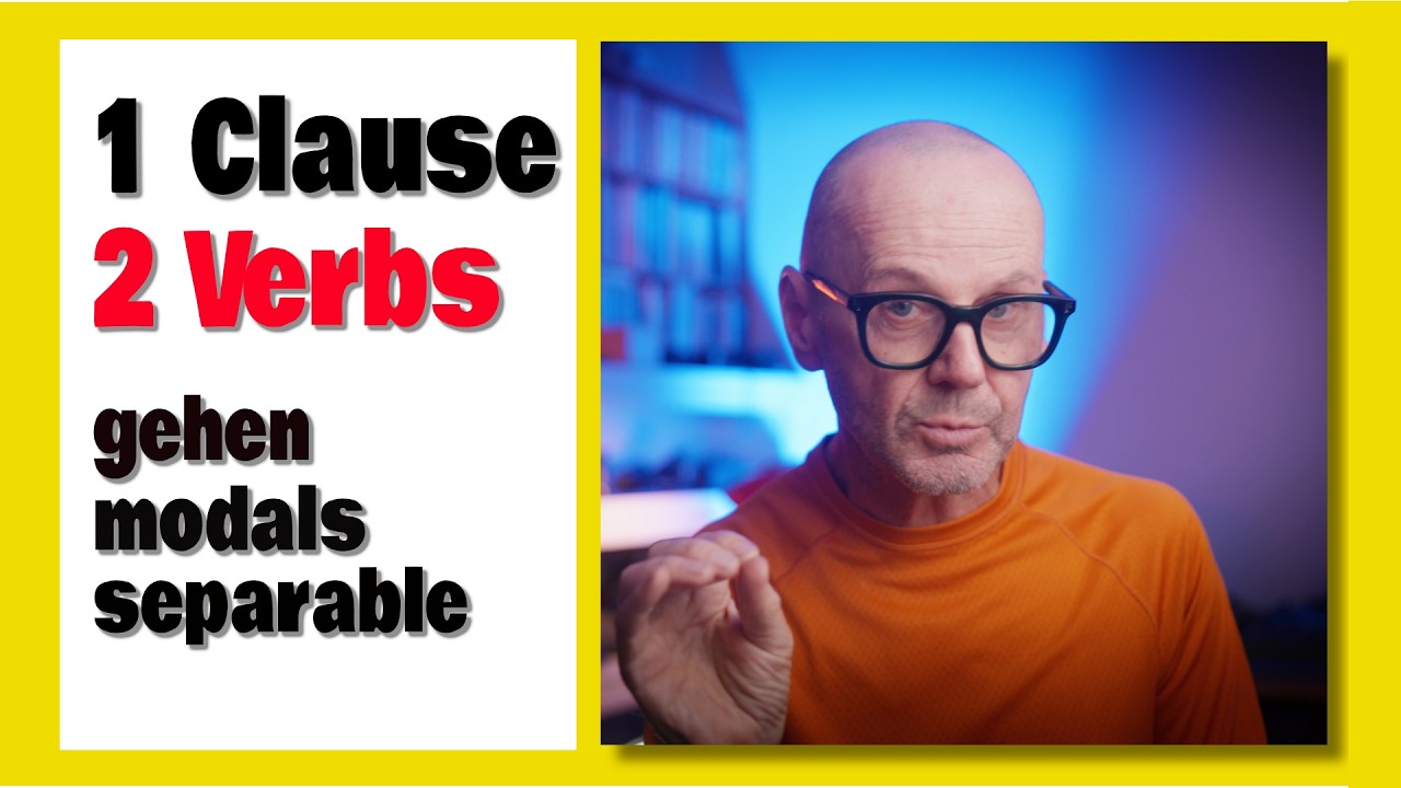 MODAL VERBS | Using 2 VERBS in one sentence IN GERMAN | Bausteine eins Week12