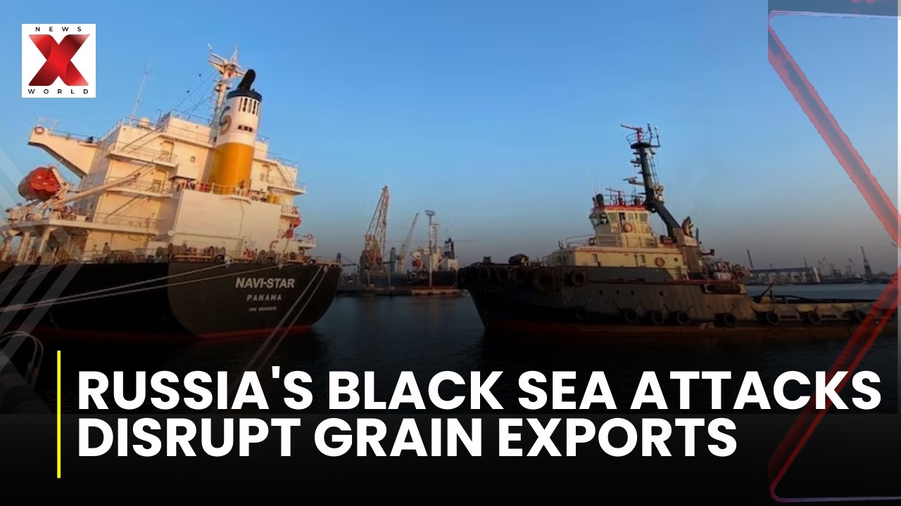 Russia's Black Sea Strikes Threaten Global Food Supply | Ukraine Warns Grain Crisis | NewsX World