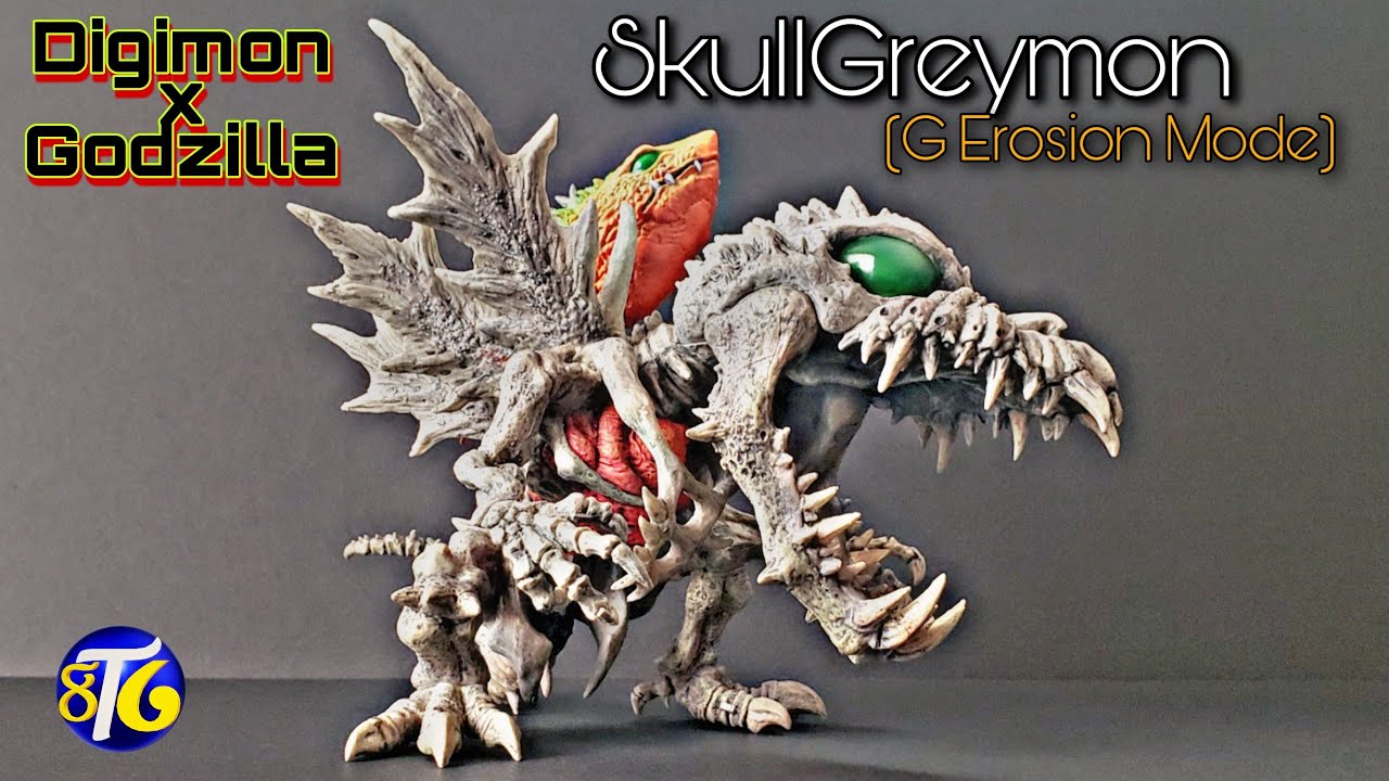 Unboxing/Review Digimon x Godzilla: Defo-Real SkullGreymon (G-Erosion Mode)