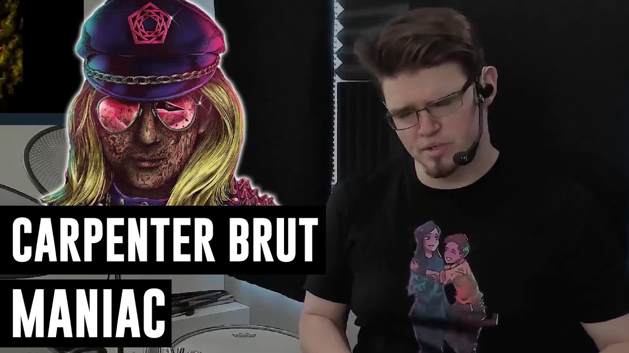 Carpenter Brut - Maniac // Blind Drum Cover