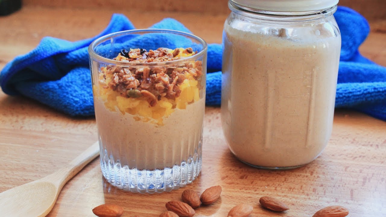 Yogurt de almendra| Rápido y saludable