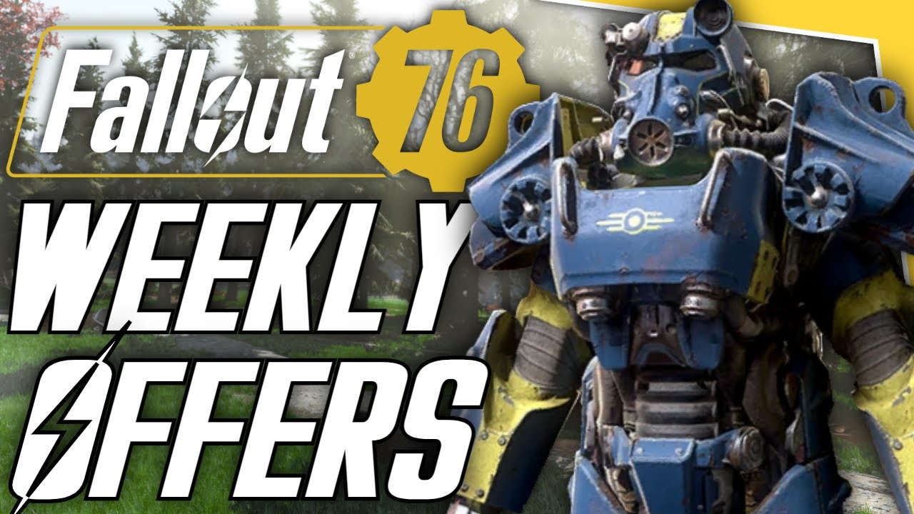 Fallout 76 - New Weekly Offers For The Atomic Shop! (May 3rd-May 10th)