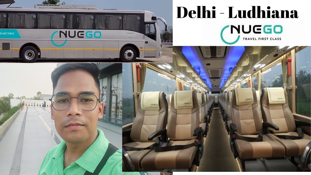 Delhi to Ludhiana Electric Bus Journey | NueGo Electric Bus |