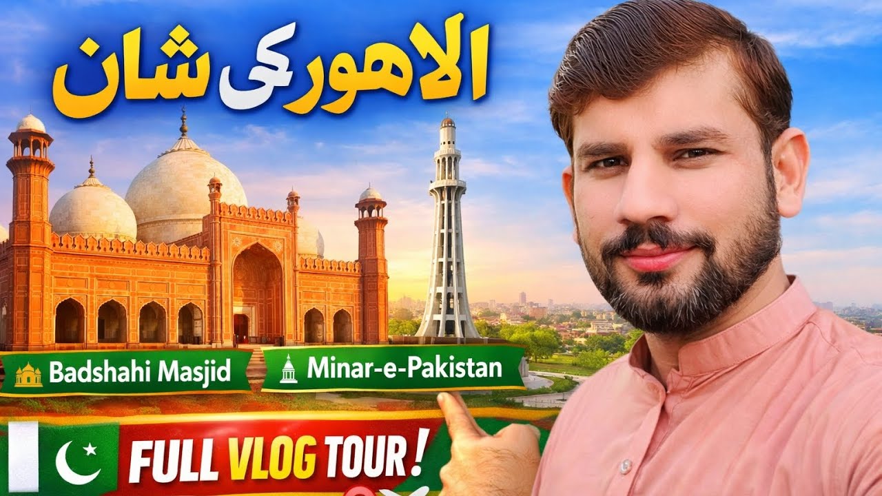 Lahore Ki Shaan ❤️ | Badshahi Masjid & Minar-e-Pakistan Vlog | mukhlis baloch 