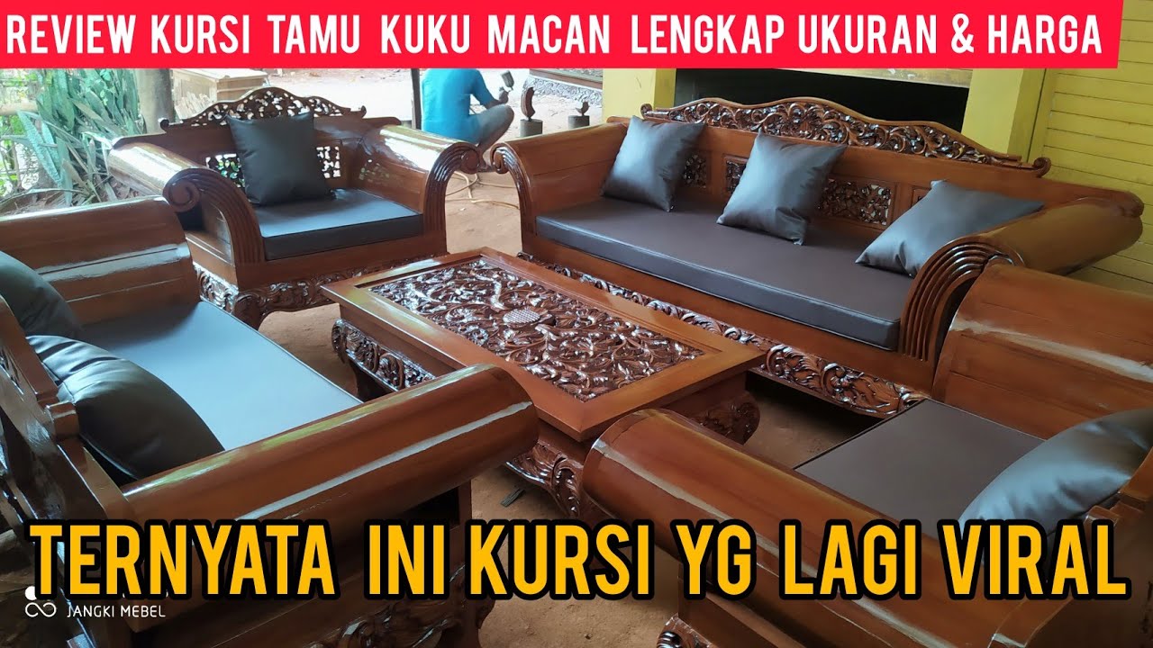 KURSI TAMU MADURA KUKU MACAN | FURNITURE