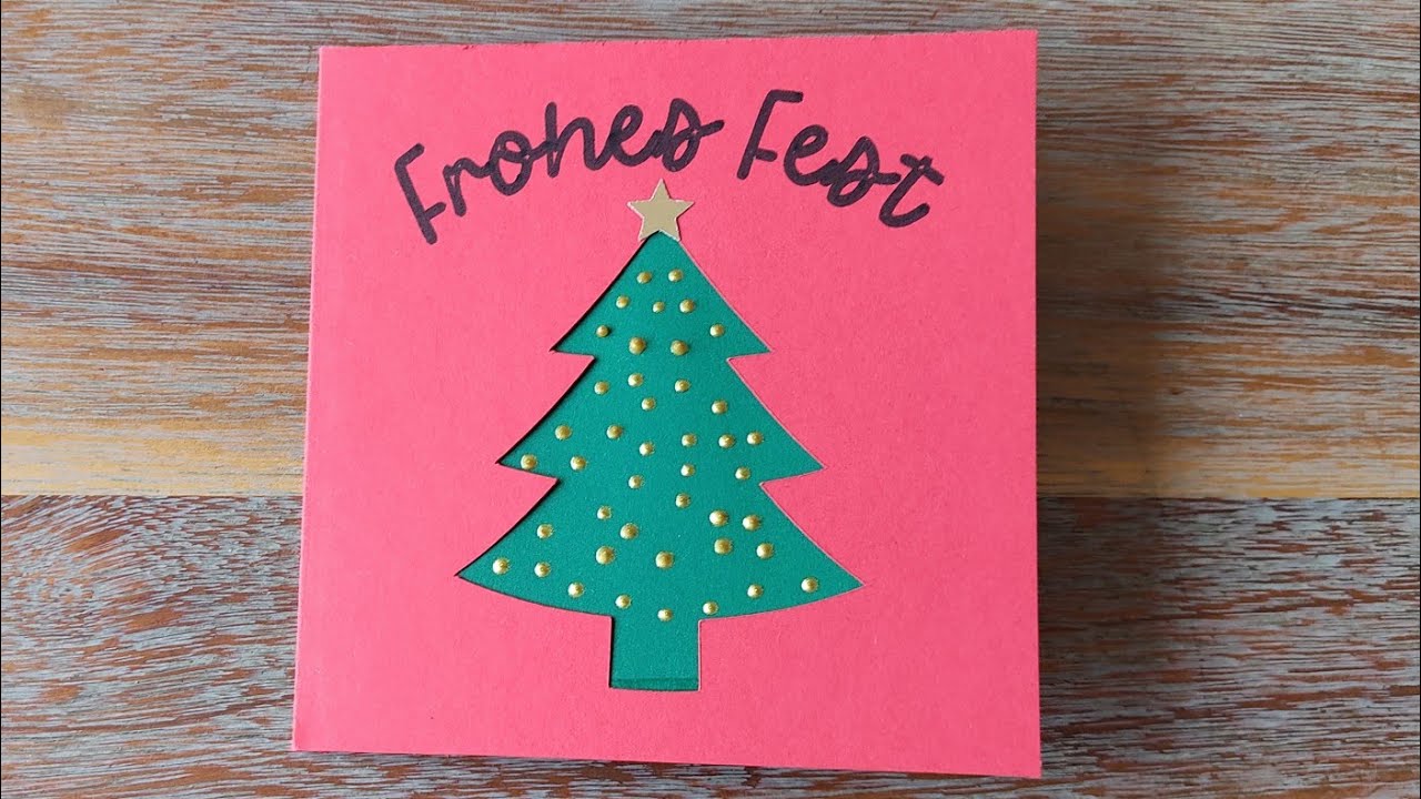 Anleitung: CutOut-Weihnachtskarte mit dem Cricut Joy Xtra