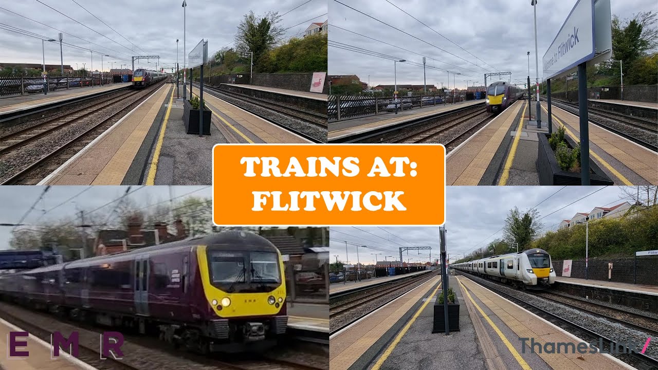 Trains at Flitwick (20/04/23)