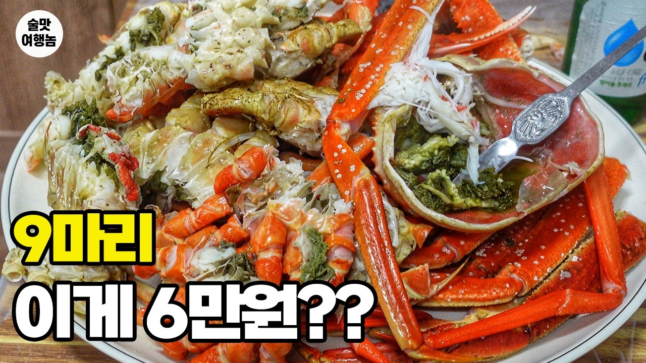 눈탱이 없이&hellip; 대게 질리도록 먹었습니다 미쳤습니다
