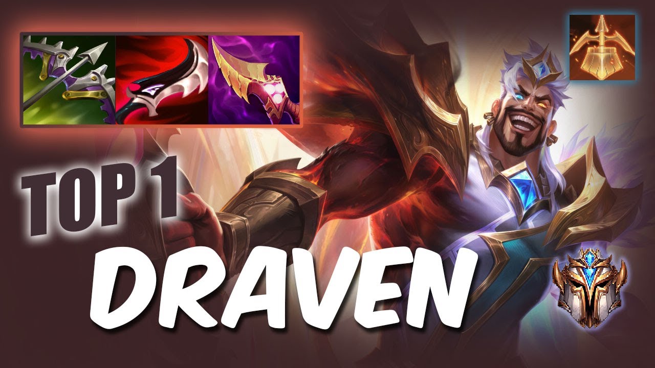 [Wild Rift] Draven top 1 - S12 Challenger ranked game + build