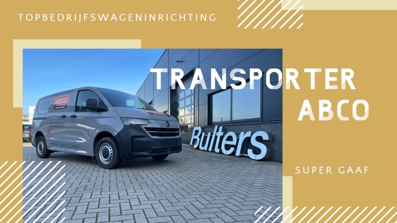 ABCO Beveiliging VW Transporter Topbedrijfswageninrichting | Bulters Bedrijfswageninrichtingen
