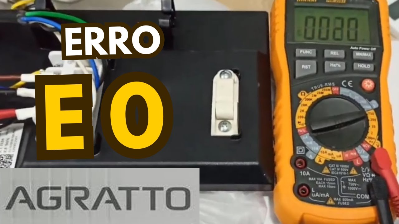 Erro E0  - Ar Condicionado Agratto  - Modelo ACS
