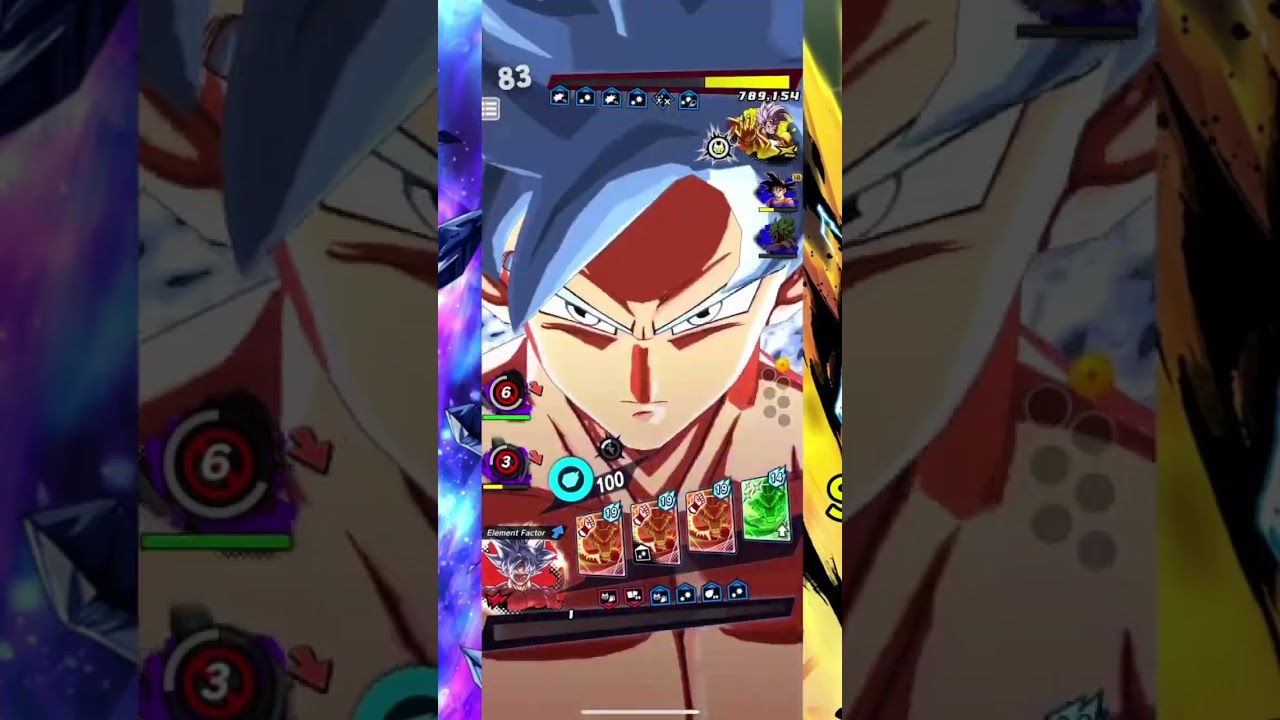 MUI can&rsquo;t be touched!!! (Dragon ball legends) #dragonballlegends #mui #shorts #goku